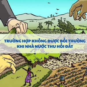 Các trường hợp thu hồi đất không được bồi thường theo Luật Đất Đai mới hất